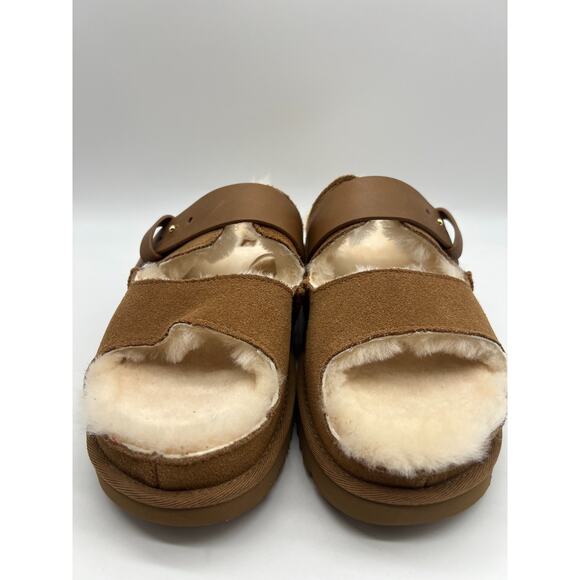 UGG Greenport Strap Slide Chestnut 1167611 Women's Size 8 New - Picture 11 of 12